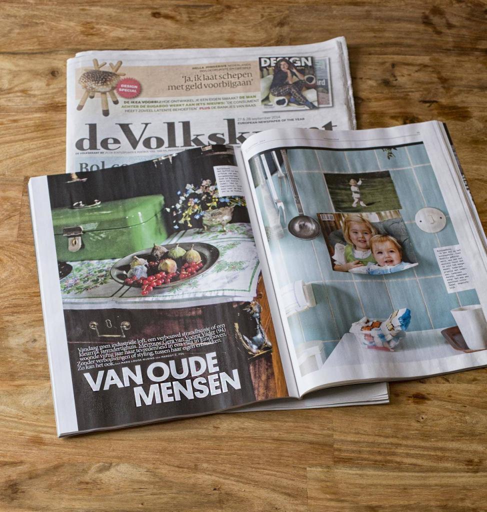Historisch interieur in de Volkskrant