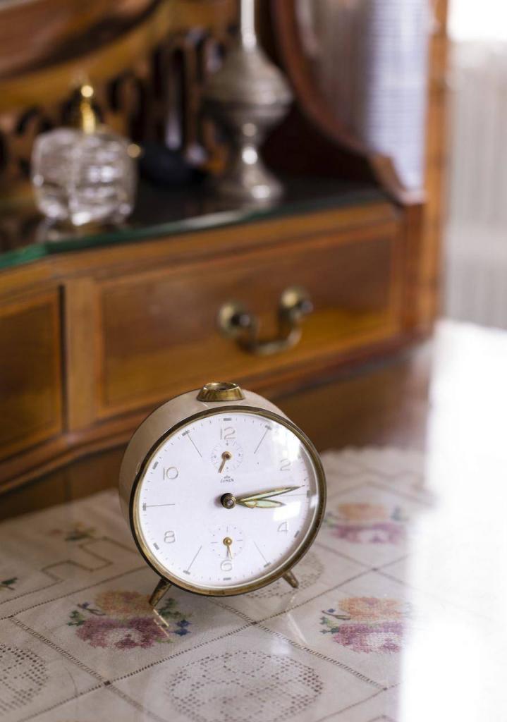 Historisch interieur; klokje