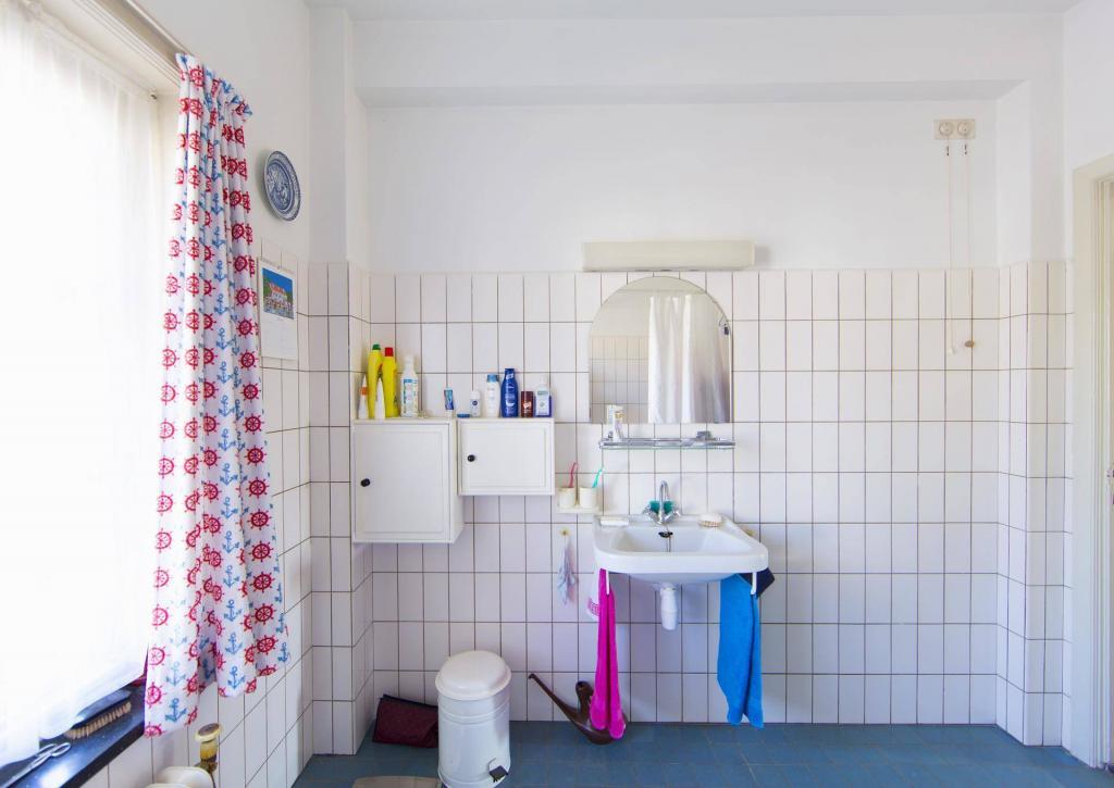 Historisch interieur; open badkamer