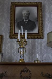 Historisch interieur; familie portret 1901
