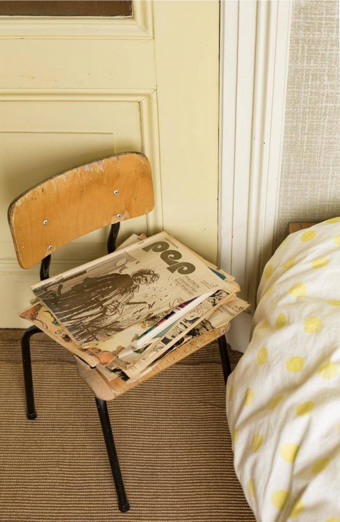 Historisch interieur; slaapkamer gasten