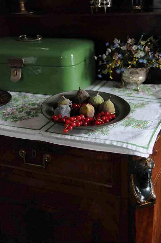 Historisch interieur; fruitschaaltje